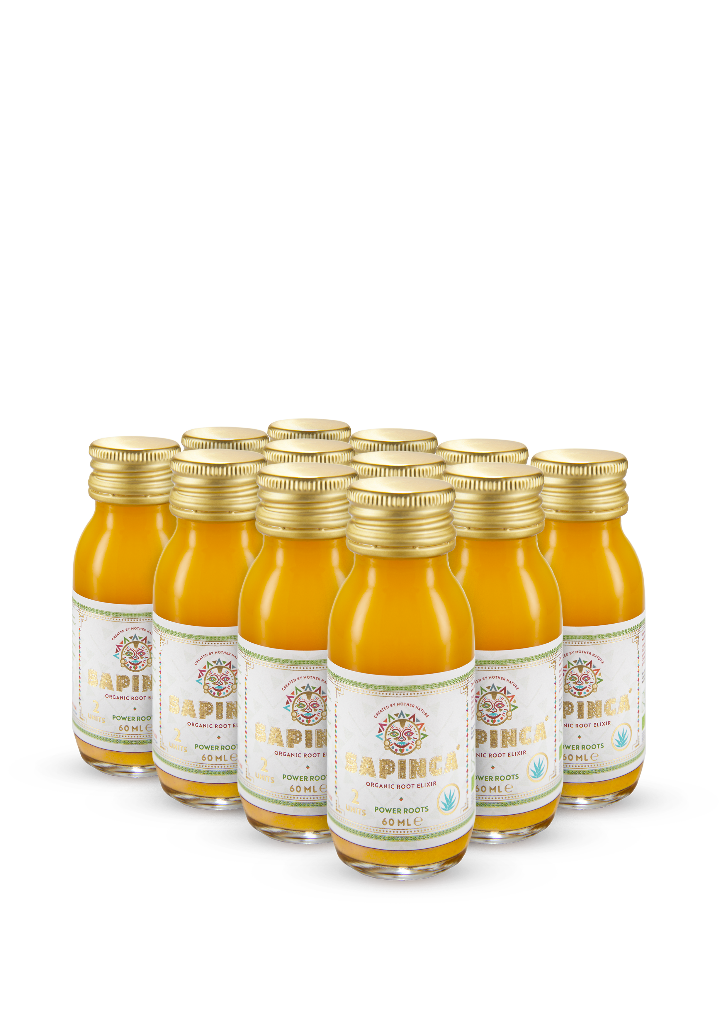 Šaknų Sapinca nealkoholinis gėrimas, 12 x 60ML