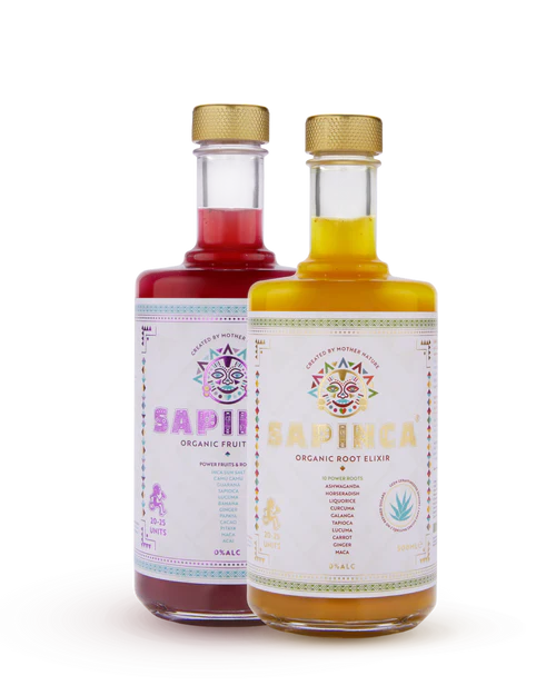 Sapinca ekologiškas šaknų gėrimas - 2 buteliai, du skoniai